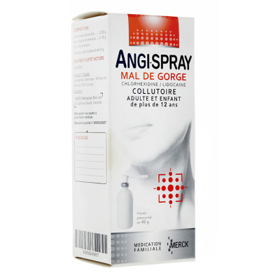 Image ANGISPRAY MAL/GORGE COLLUTOIRE 40G