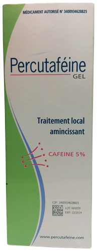Image PERCUTAFEINE 5% GEL TUBE 192G