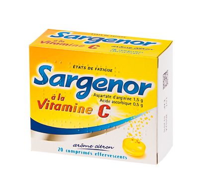 SARGENOR VITAMINE C 20 COMPRIMES EFFERVESCENTS