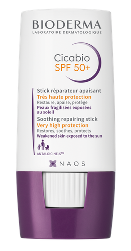 Image Bioderma Cicabio SPF 50+ Stick protection solaire visage et corps