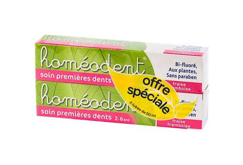 Image HOMEODENT SOIN 1ERES DENTS 2 TUBES