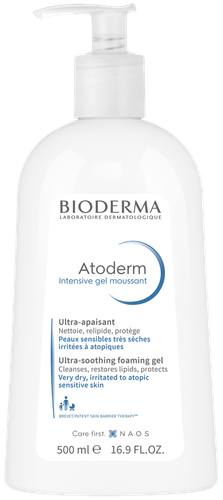 Image Bioderma ATODERM Intensive Gel Moussant visage et corps relipant et apaisant