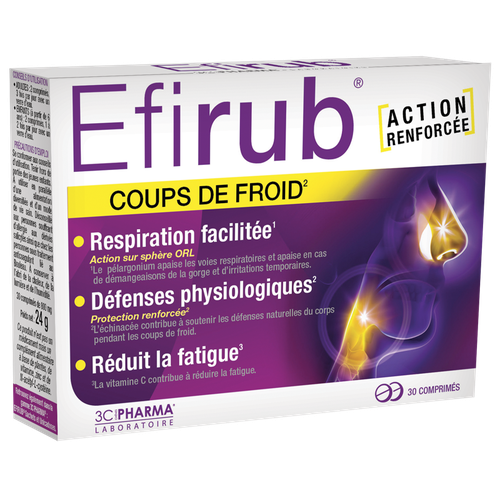 Image 3C Pharma EFIRUB Comprimés